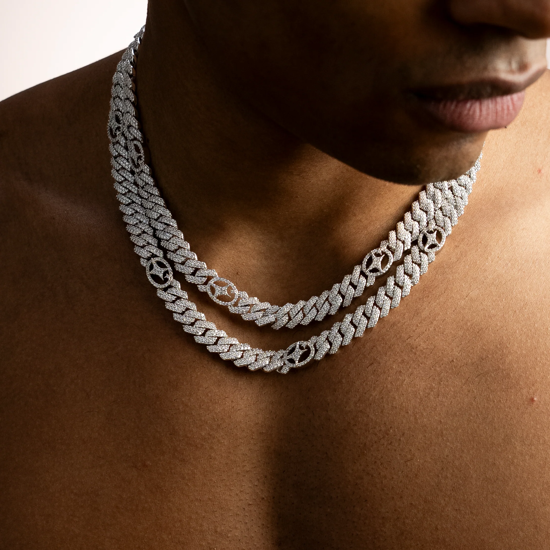 Chaîne Prong link Signature 10 mm Argentée - Image 3