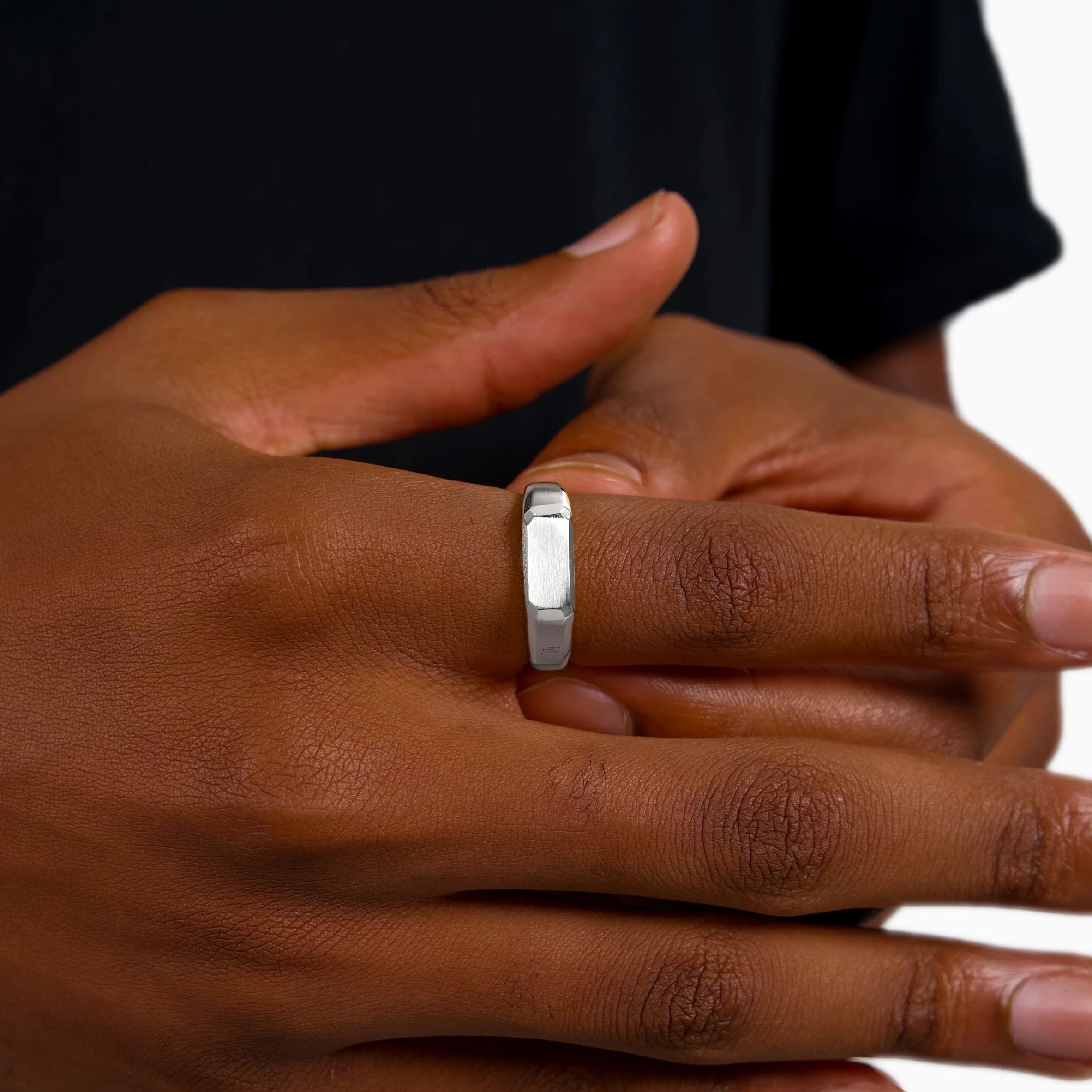 Signet ring argentée - Image 3